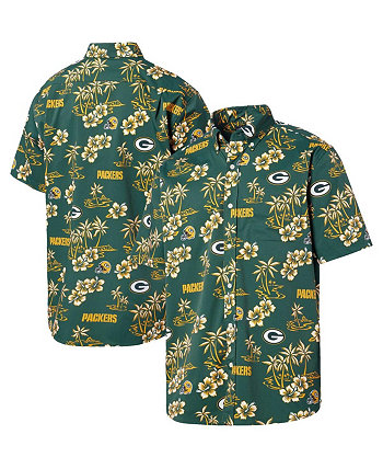 Мужская зеленая рубашка на пуговицах Green Bay Packers Kekai Reyn Spooner