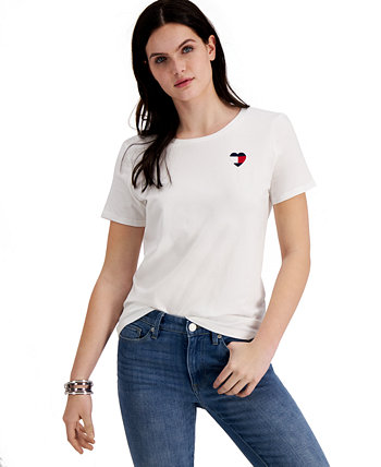 Женская футболка с вышивкой Tommy Hilfiger Tommy Hilfiger