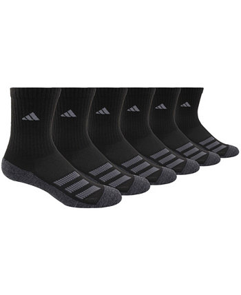 Набор из 6 мягких носков с круглой полоской и круглым вырезом для больших мальчиков Adidas