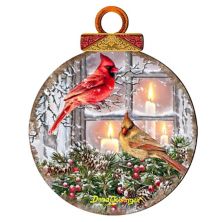 House Birds Holiday Door Decor by D. Gelsinger - Christmas Decor Designocracy