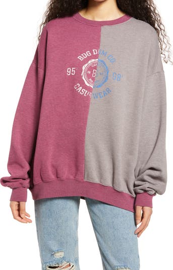Urban Outfitters Collegiate Splice Sweatshirt BDG