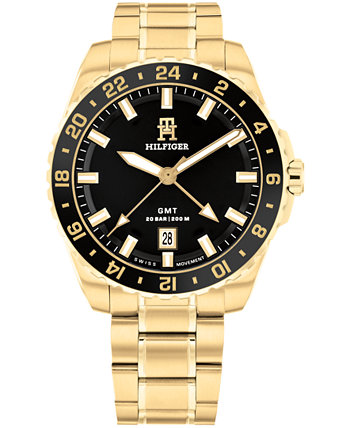 Men’s Quartz Gold-Tone Stainless Steel Watch 44mm Tommy Hilfiger