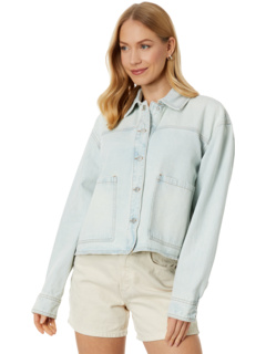 Укороченная джинсовая куртка-рубашка цвета Piano Solo Blank NYC