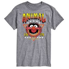 Disney's Men's The Muppets Animal Band Tee Licensed Character