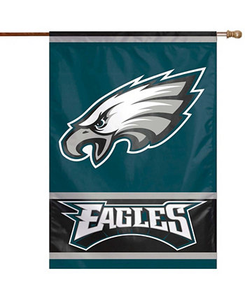 Односторонний вертикальный баннер с основным логотипом Multi Philadelphia Eagles 28 дюймов x 40 дюймов Wincraft