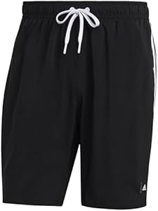 adidas Men's Standard 3-Stripes Classics Length Swim Shorts Adidas