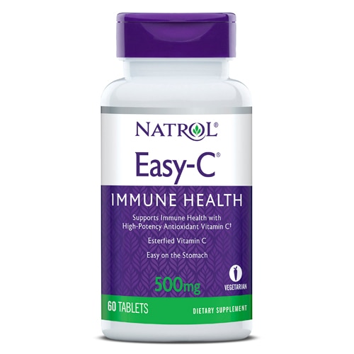 Easy-C® для поддержки иммунитета - 500 мг - 60 таблеток - Natrol Natrol