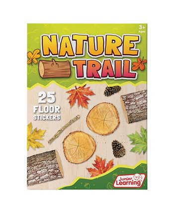 Набор напольных наклеек Nature Trail Educational, 25 напольных наклеек Junior Learning