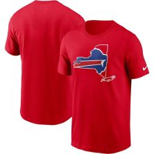 Men's Nike  Red Buffalo Bills Local Essential T-Shirt Nitro USA