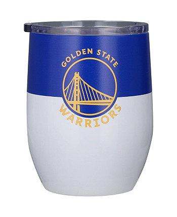 Golden State Warriors Изогнутый стакан из нержавеющей стали с цветными блоками 16 унций Logo Brand