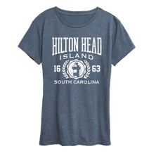 Women's Hilton Head Island Collegiate Graphic Tee Unbranded