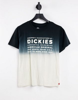 Черная/кремовая футболка бойфренда Dickies Girl Dickies Girl