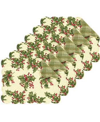 Holly Placemat, набор из 6 штук C&F Home