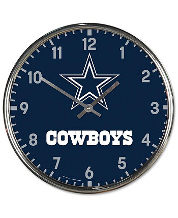 Хромированные настенные часы Dallas Cowboys Wincraft