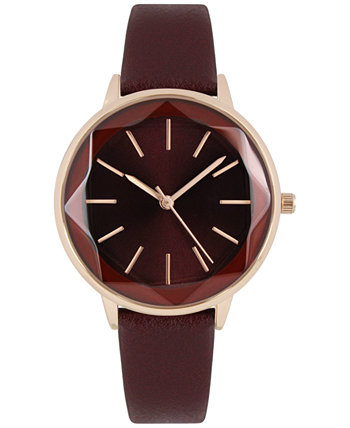 Женские часы с коричневым ремешком, 37 мм, созданные для Macy's I.N.C. International Concepts