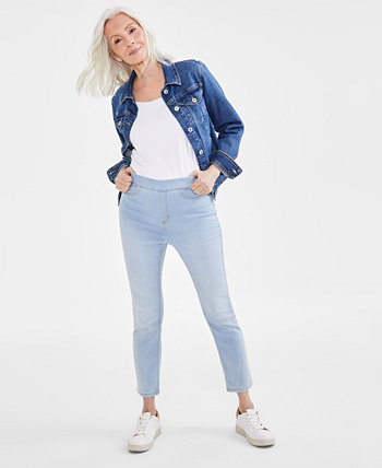 Женские джинсовые леггинсы-капри со средней посадкой, созданные для Macy's Style & Co