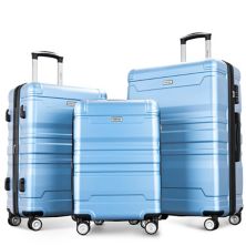 Merax 3-piece Hardside Spinner Luggage Set 20''24''28'' Merax