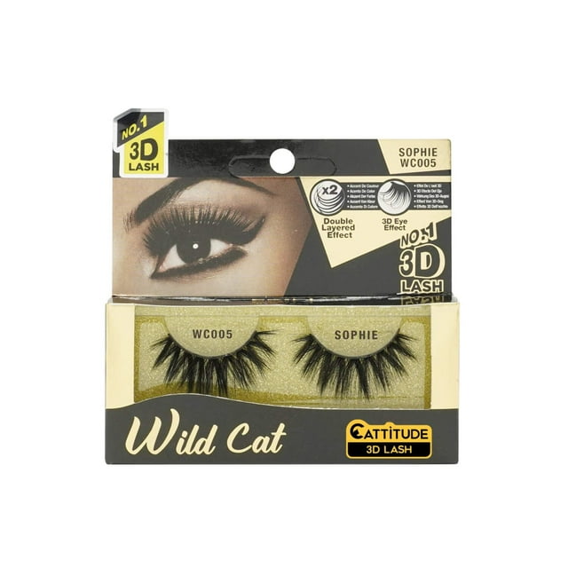 EBIN - SOPHIE WILD CAT 3D LASHES WC005 EBIN NEW YORK