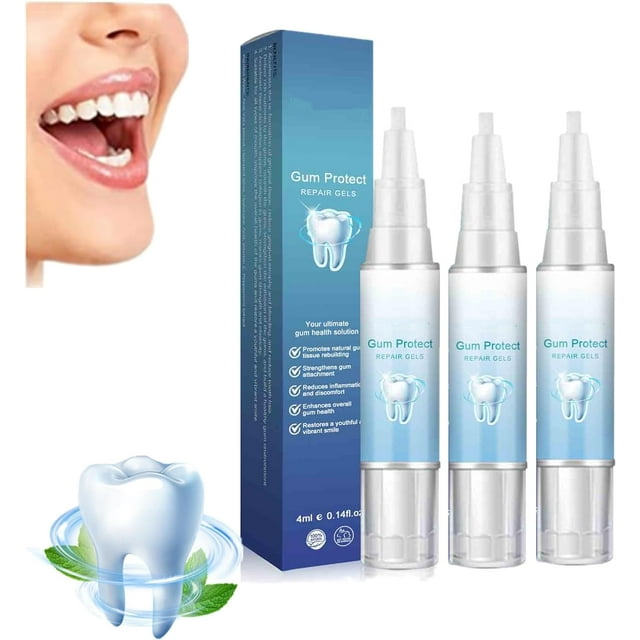 YiFudd Gum Shield Therapy Gel - Dentizen Gum Therapy Gel Pen, Gum Instant Treatment Gel, Nature Teeth Whitening Essence Pen, Deeply Cleaning Gums, Removes Tooth Stains, Fresh Breath YiFudd