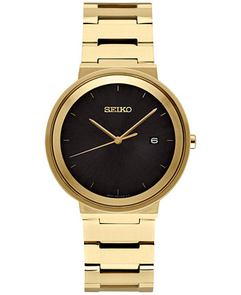 Мужские часы Essentials с браслетом из нержавеющей стали золотистого цвета, 41 мм SEI