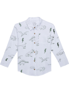 Dino Button-Down Coastal Cloth Shirting (Toddler/Little Kids) Chaser
