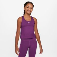 Спортивный бюстгальтер-майка Nike Dri-FIT Swoosh для девочек 7–16 лет Nike