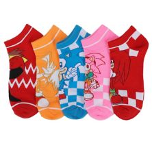Women's Sonic 5-Pack Ankle Socks Licensed Character
