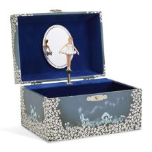 Musical Jewelry Storage Box with Twirling Fairy and Swan Lake Tune Jewelkeeper