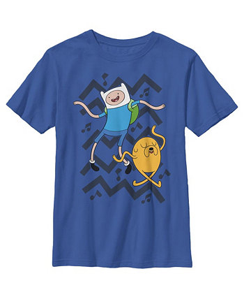 Boy's Adventure Time Finn and Jake Dance  Child T-Shirt Cartoon Network