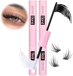 Bond and Seal Lash Glue Strong Hold Lash Cluster Glue 2 in 1 Lash Bond and Seal Waterproof Long Lasting Cluster Lash Glue by Ruairie Ruairie