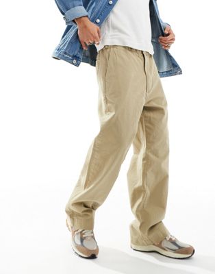 Темно-коричневые мешковатые брюки чинос из твила с плоским передом и плоской передней частью Polo Ralph Lauren Sport Capsule Polo Ralph Lauren