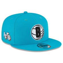 Men's New Era  Teal Brooklyn Nets 2023/24 City Edition Alternate 9FIFTY Snapback Adjustable Hat New Era x Staple