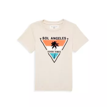 Little Boy's &amp; Хлопковая футболка с изображением пальмы для мальчика Sol Angeles