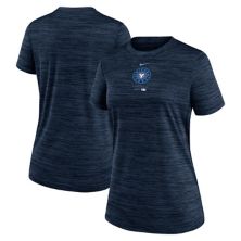 Women's Nike Navy Chicago Cubs City Connect Practice Velocity T-Shirt Nitro USA