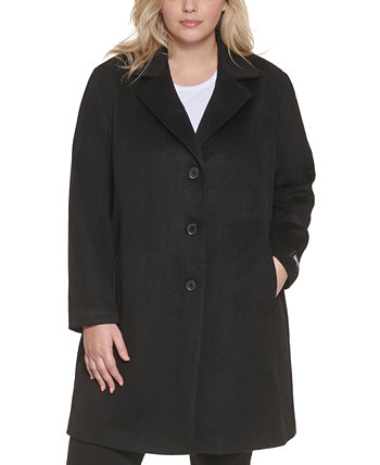 Куртка большого размера с отделкой из искусственной кожи, созданная для Macy's DKNY