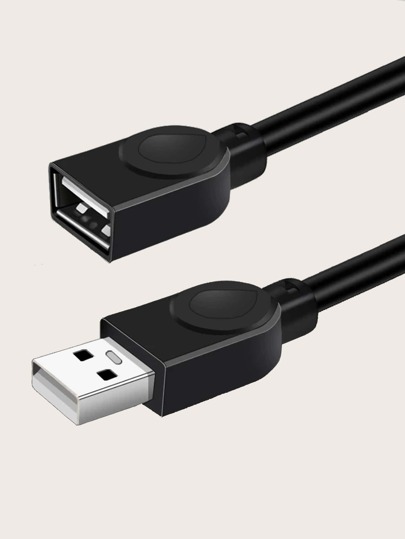 1шт 1.5m USB Кабель расширение передачи данных совместимый с ПК SHEIN