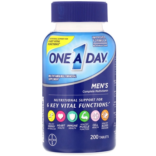 Полноценные мультивитамины для мужчин, 200 таблеток One-A-Day