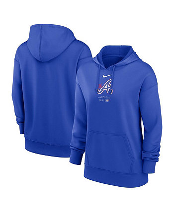 Women's Royal Atlanta Braves City Connect Practice Performance Pullover Hoodie Nike