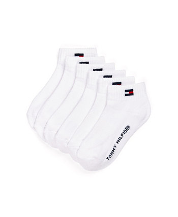 Спортивные носки для экипажа Big Girls Cushion, набор из 6 шт. Tommy Hilfiger