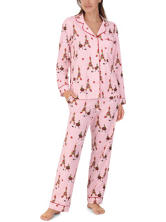 Классический пижамный комплект с длинными рукавами из органического хлопка BedHead