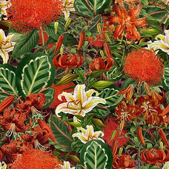 Americanflat Tropical Lily Peel & Stick Wallpaper Americanflat