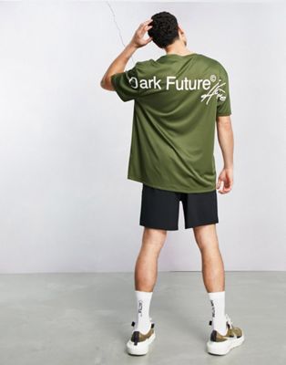 Oversize-футболка для тренинга с принтом на спине ASOS Dark Future Active ASOS Dark Future Active