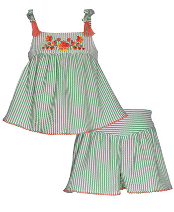 Baby Girls Striped Short Set Bonnie Baby