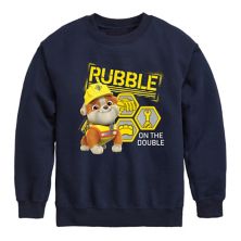 Boys 8-20 Rubble & Crew On The Double Crew Fleece Sweatshirt Nickelodeon