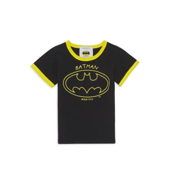 Маленький ребенок &amp;amp; Детская футболка Pradier с логотипом Бэтмена Maison Labiche