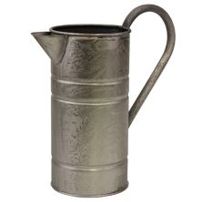 Декоративный старинный серебряный металлический кувшин для питья с ручкой STONEBRIAR