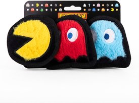 Fetch For Pets Pac-Man Pac-Man, Inky, & Blinky Silo Plush Squeaky Dog Toy, 3 count Fetch FOR PETS