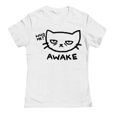 Juniors' Awake - Who Me Graphic Tee Unbranded