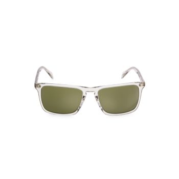 Прямоугольные солнцезащитные очки Bernardo 56 мм Brunello Cucinelli & Oliver Peoples