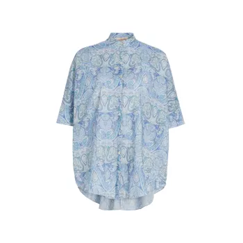 Nahla Flowy Paisley Nightshirt PAPINELLE